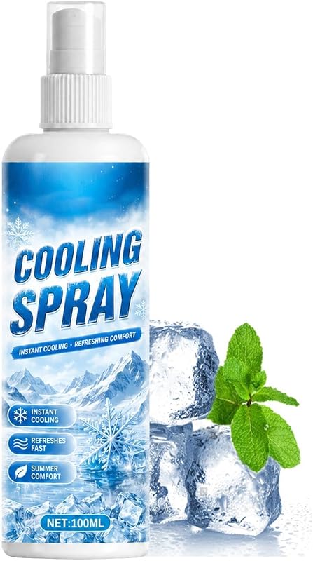 Spray Fraîcheur 100 ml brume froide après-non collante à absorption rapide | Brume Fraîche Pour Tout Le Corps