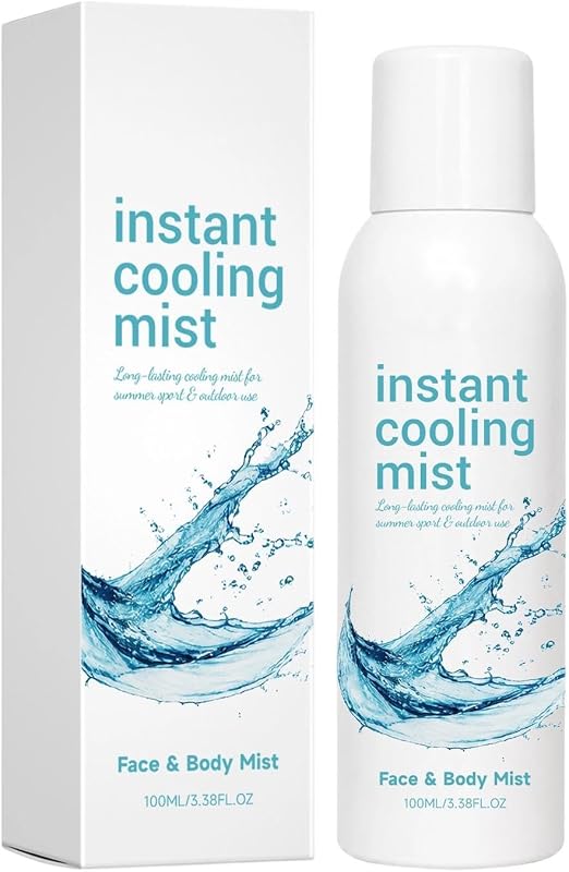 Spray De Soin Fraîcheur 60 ml Apaisant Portable Longue Durée Pour | Spray Effet Glacé Pour Utilisation Extérie